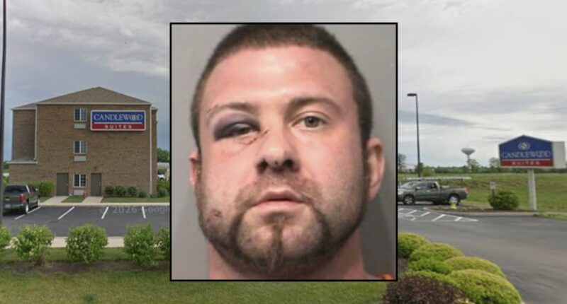 Man forced wife, kids into truck after they fled to hotel