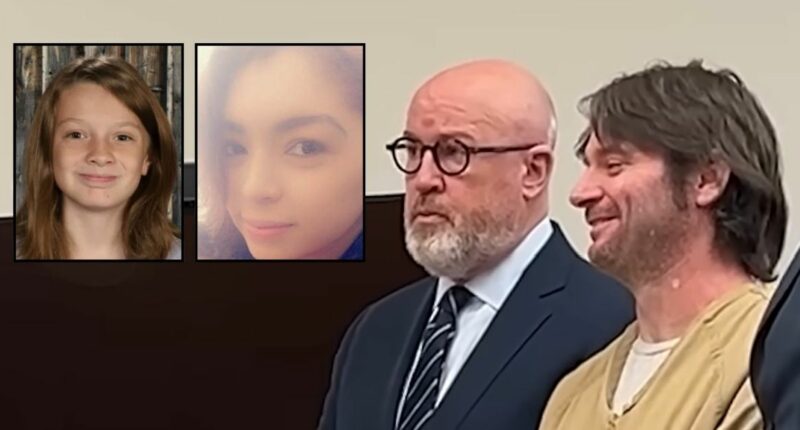 Man who giggled after killing girlfriend, son sentenced