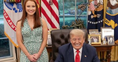 Meet the acid-tongued pageant queen ready to replace Karoline Leavitt... as Trump insiders give unfiltered verdict on her press secretary abilities