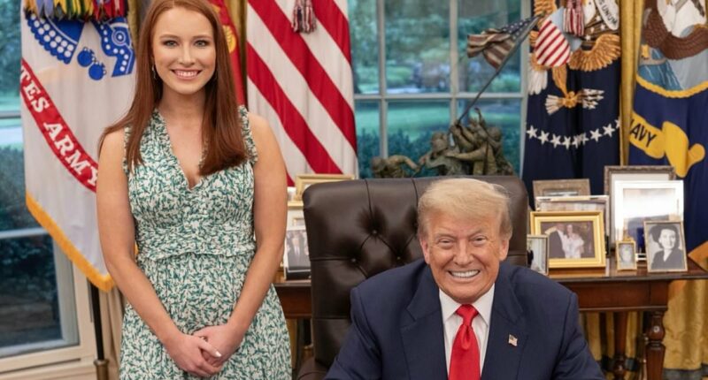 Meet the acid-tongued pageant queen ready to replace Karoline Leavitt... as Trump insiders give unfiltered verdict on her press secretary abilities