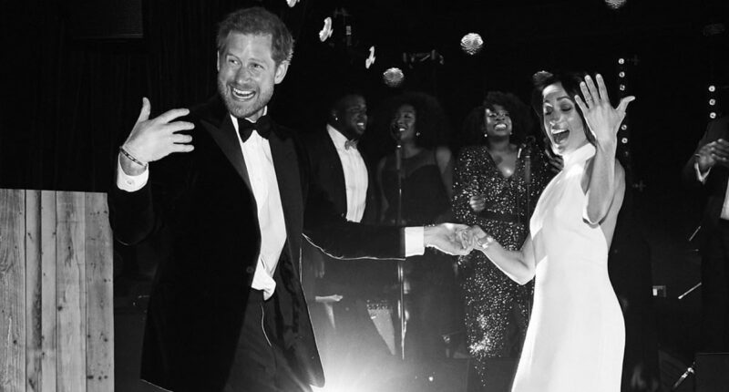 Meghan Markle shares unseen wedding photos to celebrate 8th anniversary with Harry - and focuses on Sussex allies, with Royal Family nowhere to be seen