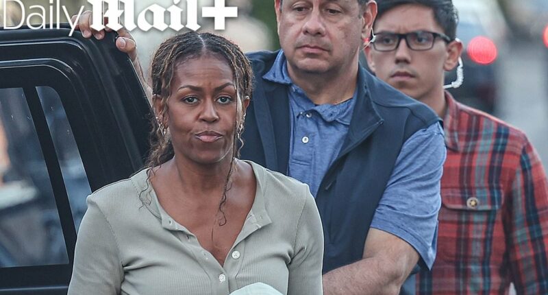 Michelle Obama looks alarmingly thin on Beverly Hills dinner date