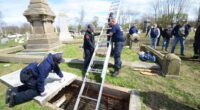 Missing man’s body found in abandoned cemetery crypt in case tied to biker gang