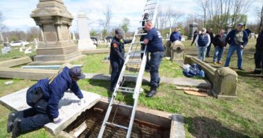 Missing man’s body found in abandoned cemetery crypt in case tied to biker gang