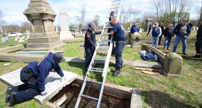 Missing man’s body found in abandoned cemetery crypt in case tied to biker gang