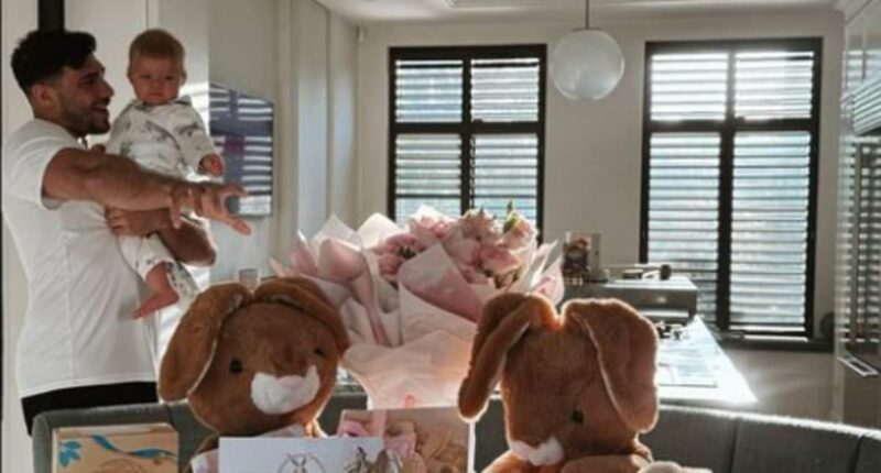 Molly-Mae Hague and Tommy Fury shower daughter Bambi with Easter gifts