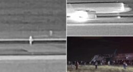 Moment Frontier Airlines plane strikes person on Denver runway seen in new video