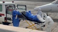 Moment critically ill Brit is evacuated from cruise ship