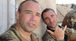Moment ex-soldier holds back tears as he pays emotional tribute to British military hero who was killed in Israeli airstrike in Gaza: 'He was an outstanding individual'