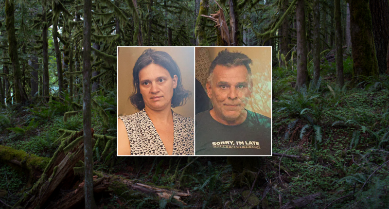 Mother, boyfriend allegedly abandoned blindfolded young sons in remote forest as part of 'game': reports