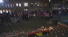 Dozens of vigils are being held around Australia to honour the life and memory of Kumanjayi Little Baby.