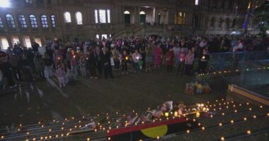 Dozens of vigils are being held around Australia to honour the life and memory of Kumanjayi Little Baby.