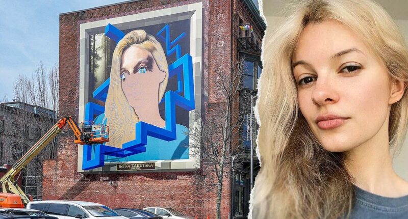 Mural honoring murdered Ukrainian refugee Iryna Zarutska taken down in Providence after local outrage