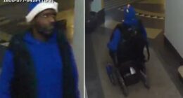 NYC crook steals motorized wheelchair from Bronx building uses it for slow getaway