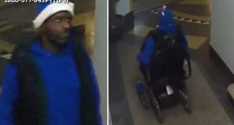 NYC crook steals motorized wheelchair from Bronx building uses it for slow getaway