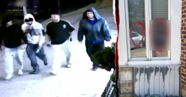 NYPD releases footage of 4 suspects wanted in hate-fueled graffiti spree defacing homes, Holocaust memorial