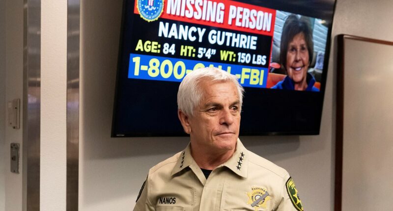 Nancy Guthrie sheriff says he has 'secret' information about abduction
