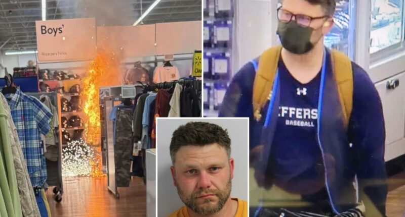 New Jersey man Anthony Rhodes arrested for setting off fireworks starting fire during Maryland Walmart jewelry heist