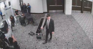 Surveillance footage Cole Allen