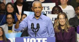 Obama calls on voters to help Democrats' Virginia redistricting ahead of midterm elections