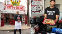 Owner of eatery that created the Philly cheesesteak will cook at Long Island pizzeria in Knicks gear after losing bet