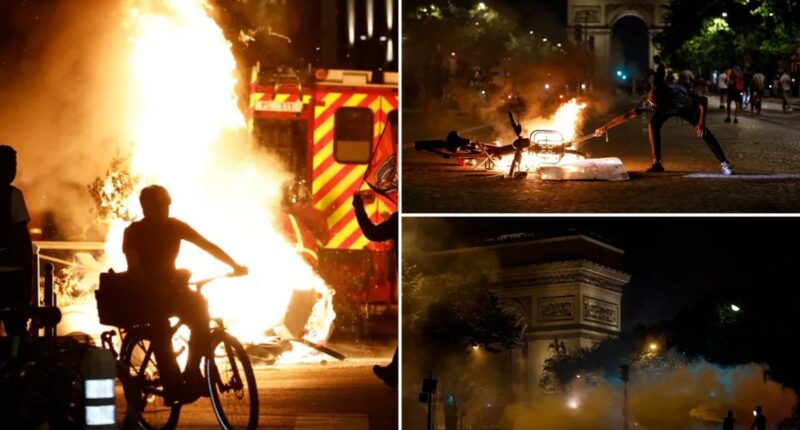 Paris police arrest over 100 people after PSG wins Champions League