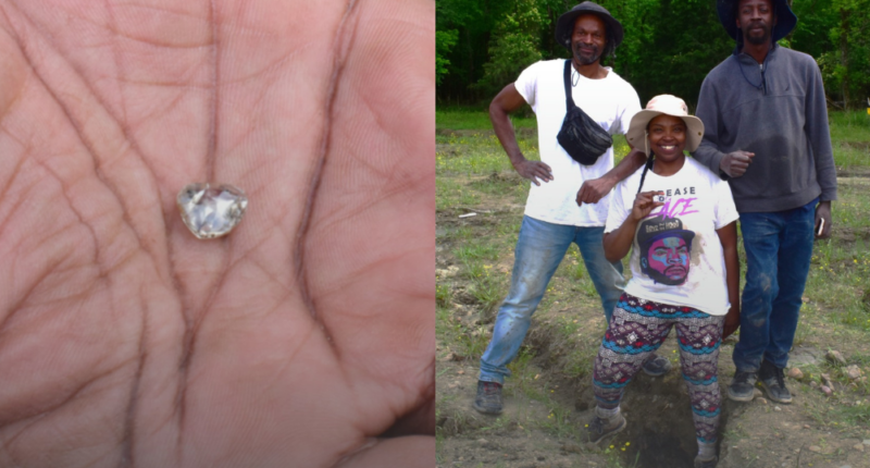 Pennsylvania woman finds 3.09-carat white diamond at state park in Arkansas
