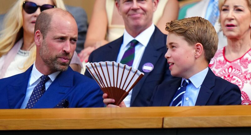 Prince William reveals Prince George, 12, is already boarding at £10,669-a-year Lambrook ahead of moving to his secondary school