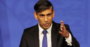 QUENTIN LETTS: Biffy Rishi was angrier than Oliver Cromwell's wart as he addressed the latest Tory infighting at an emergency news conference