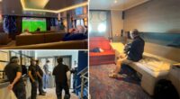Quarantined cruise passengers sip coffee, watch soccer as health workers watch for symptoms of hantavirus