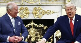 RICHARD EDEN: Trump's savage comment about Harry on the King's US trip