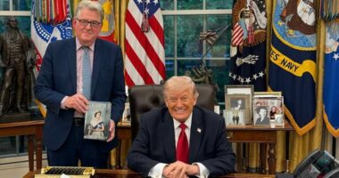 ROBERT HARDMAN: What Trump told me about the King and William. And as for Harry... 'Boy, that wife of his!'