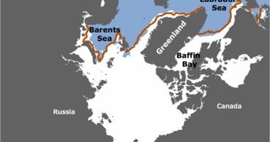 Report: Arctic sea ice hits record low