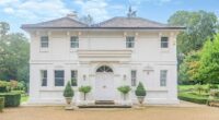 She's one of the favourites to become the new host of Strictly Come Dancing but Alex Jones already has a seismic job on her hands - renovating her country mansion (pictured)
