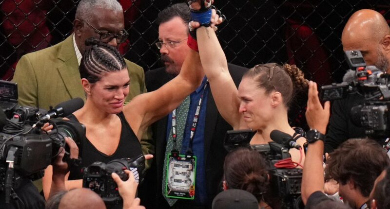 Ronda Rousey defeats Gina Carano seconds into joint comeback match