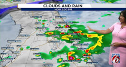 Rounds of storms are possible to begin the week before hotter, drier weather returns