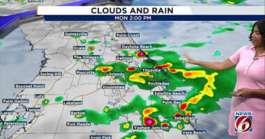 Rounds of storms are possible to begin the week before hotter, drier weather returns