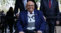 Rudy Giuliani 'alert and talking' as he fights back from grim diagnosis that left him hospitalized