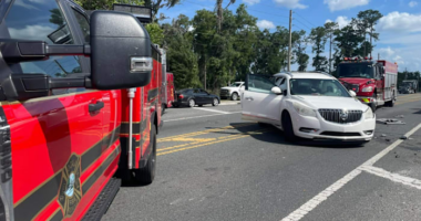 SUVs collide in Ocala, leaving 4 children, 3 adults hospitalized