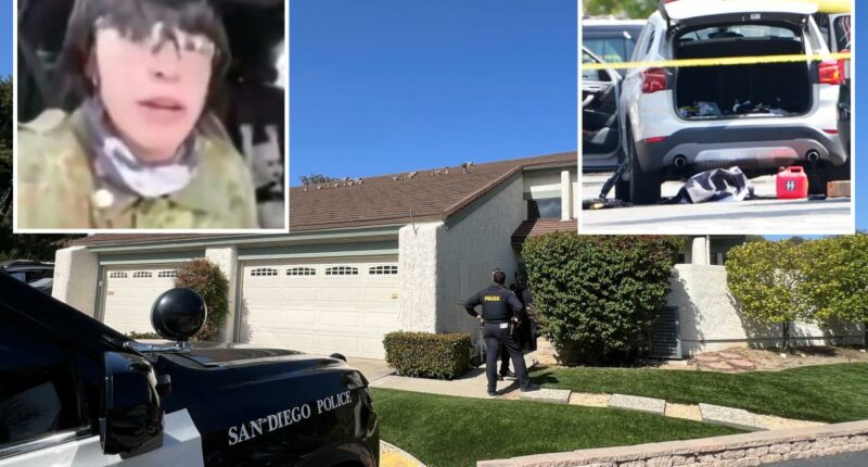 San Diego mosque shooter Caleb Vazquez's home raided, cops remove bags of evidence