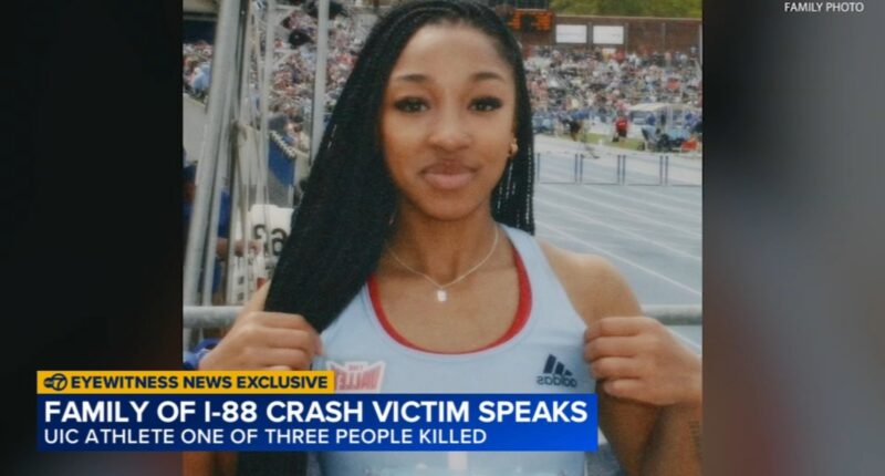Sariyah Watson, UIC sprinter, killed in wrong-way I-88 crash in Aurora, Illinois on Mother's Day: 'The finish line came too soon'