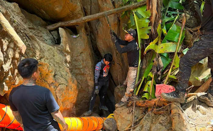 Search continues for 7 villagers trapped in a flooded Laos cave