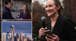 Seattle mayor Katie Wilson's interview cut short as staff blocks questions on guns, surveillance
