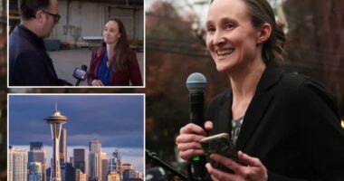 Seattle mayor Katie Wilson's interview cut short as staff blocks questions on guns, surveillance
