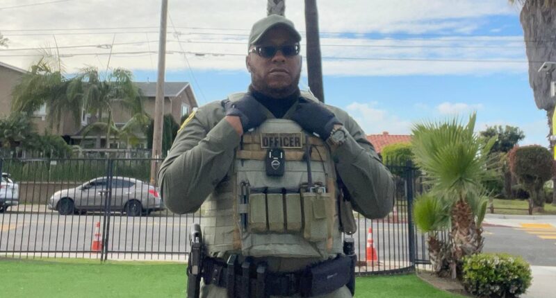 Security guard who died trying to save others in mosque shooting