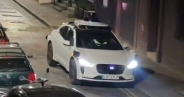 Self-driving Waymo car wakes residents as it gets stuck at dead end