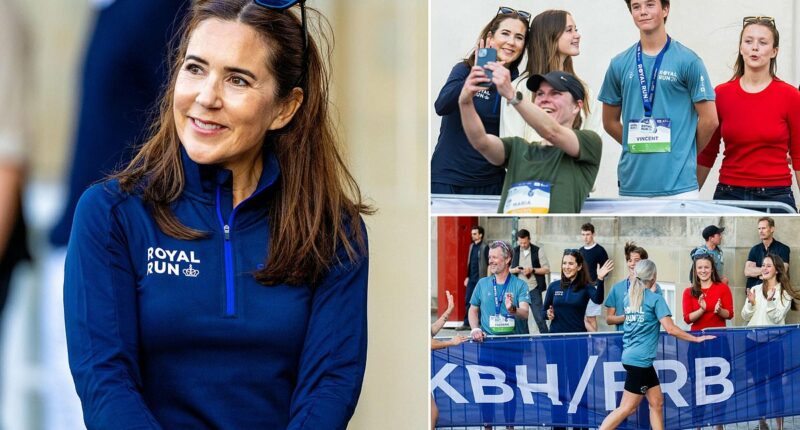 She's just like us! Queen Mary blends in with locals as royal fans notice one major detail about her kids