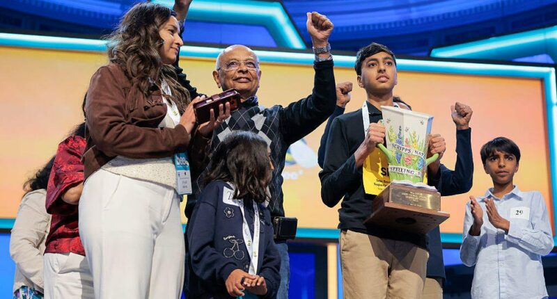 Shrey Parikh wins 2026 Scripps National Spelling Bee in spell-off