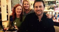 Mark Smythe, 53, was an acclaimed film and concert music composer who died from atherosclerotic cardiovascular disease while hiking on Saturday. He is pictured with family