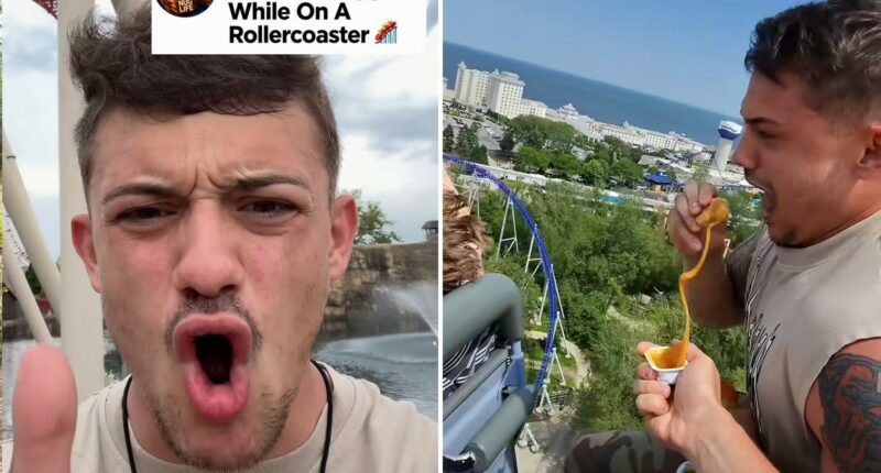 Six Flags bans Cedar Point parkgoer Allen Ferrell for life after he ate chicken nuggets on roller coaster